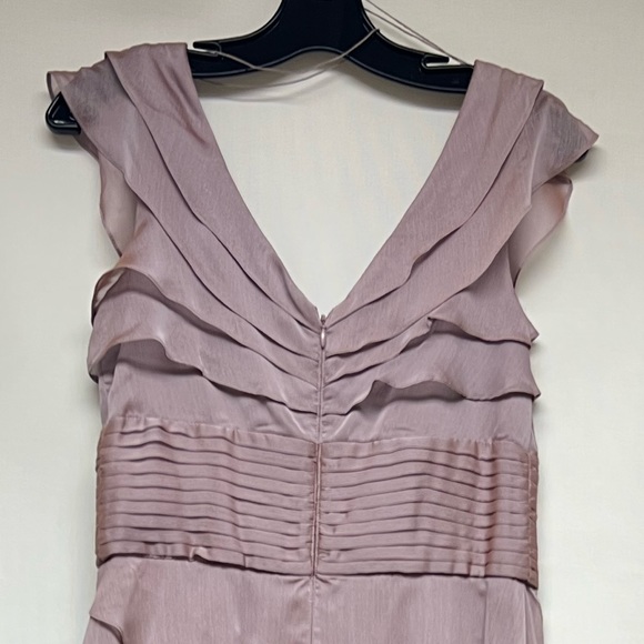 Adrianna papell shutters chiffon sleeveless long dress - Picture 5 of 8